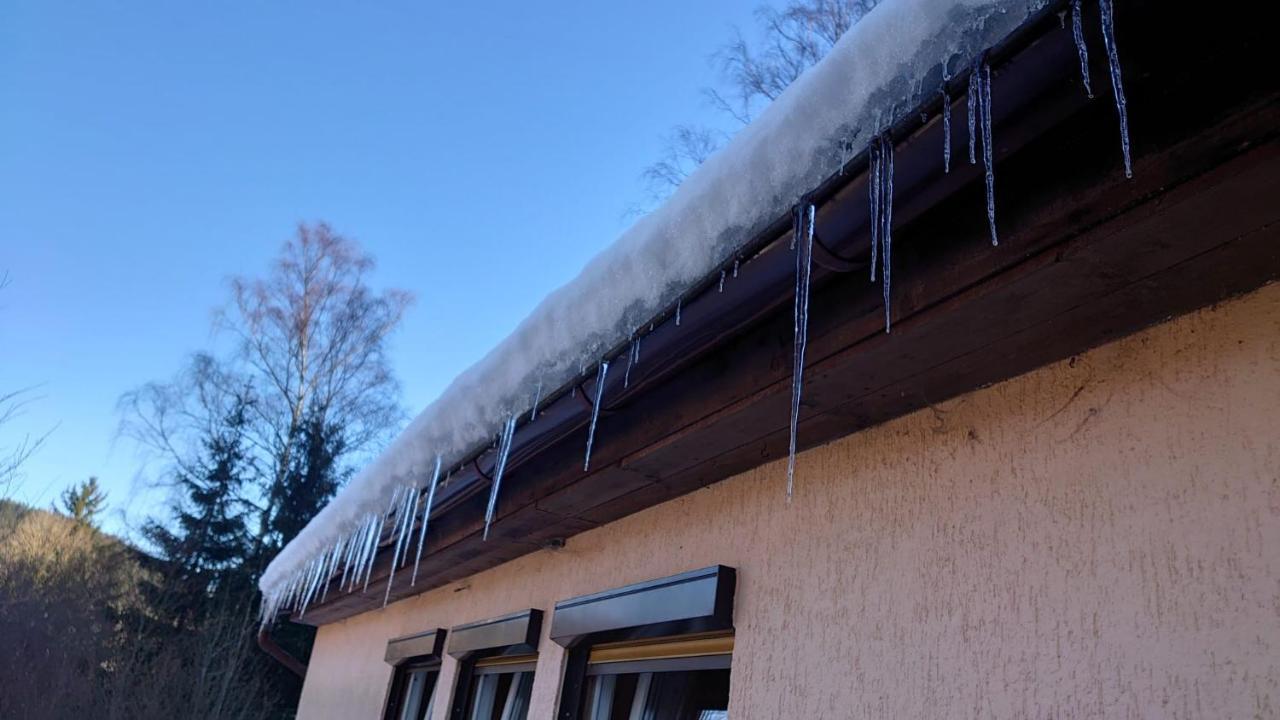 Sauna und Kamin im Ferienhaus Hellaberg II Langenbach  Exterior foto