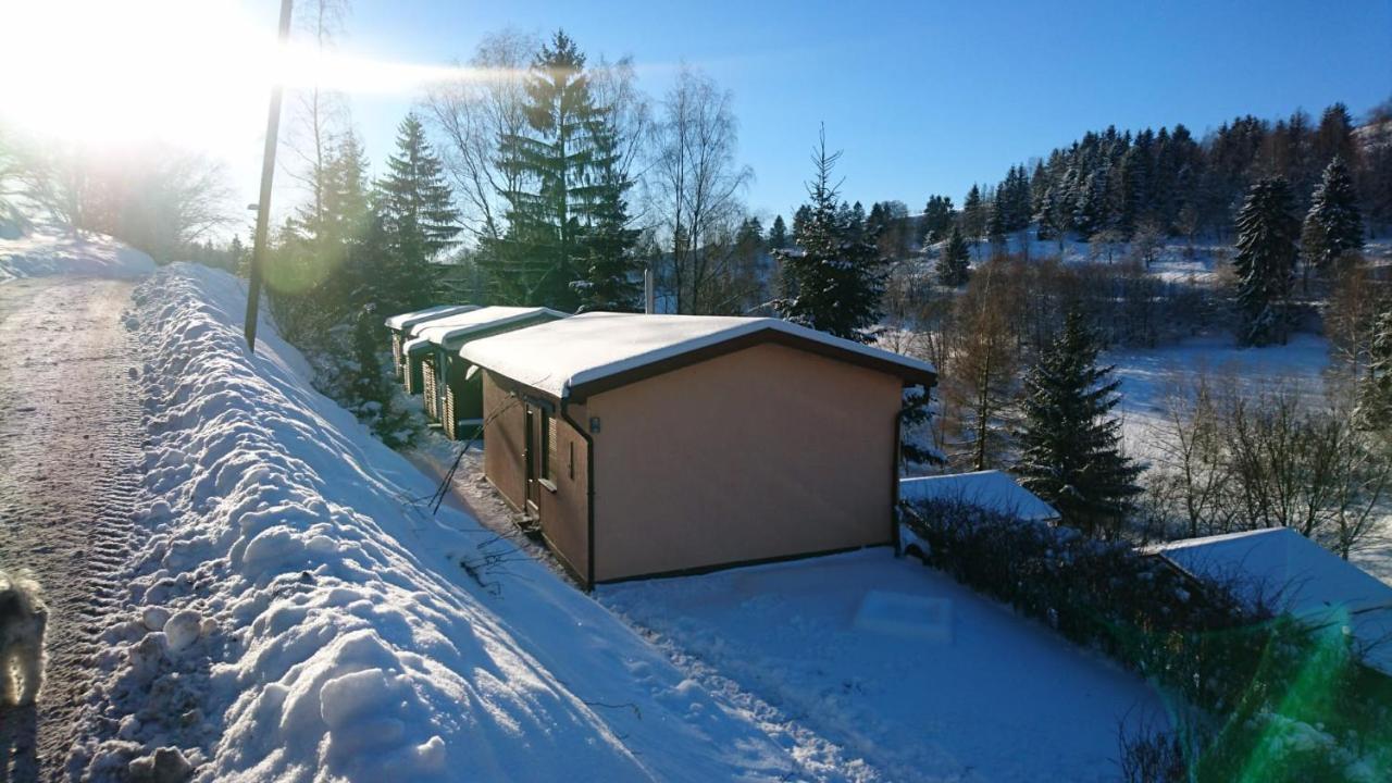 Sauna und Kamin im Ferienhaus Hellaberg II Langenbach  Exterior foto